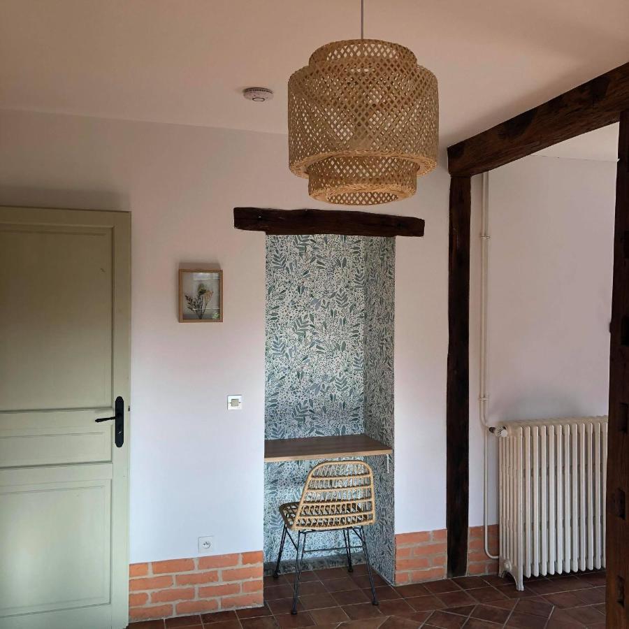 Apartamento L'Ancienne Forge Allemant Exterior foto
